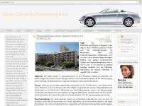 Screenshot des Blogs Gran Canaria Blog