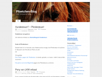Screenshot des Blogs Pfoetchen-Blog