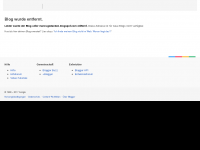 Screenshot des Blogs Marc´s kleine Gedankenwelt