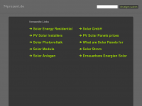 Screenshot des Blogs 74 Prozent