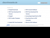 Screenshot des Blogs Die Online Seite