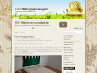 Screenshot des Blogs Einrichtungsapokalypse