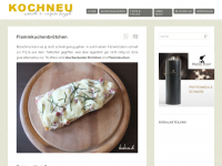 Screenshot des Blogs Kochen für Anfänger – Kochneu