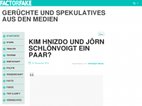 Screenshot des Blogs FACTorFAKE.de
