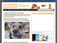Screenshot des Blogs Kleine Tiere