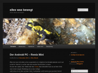 Screenshot des Blogs Alles was bewegt