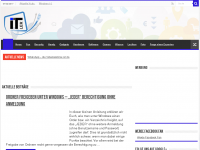 Screenshot des Blogs ITler.NET Informatiker Blog