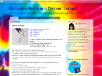 Screenshot des Blogs Mach das Beste aus Deinem Leben!