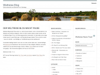 Screenshot des Blogs Eine Weltreise