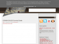 Screenshot des Blogs Sothis Spielwiese