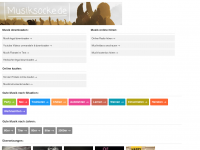 Screenshot des Blogs Musiksocke