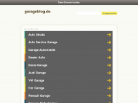 Screenshot des Blogs Garageblog – Das Leben eines Garagenjungen