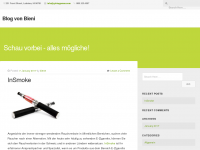 Screenshot des Blogs Bieni bloggt