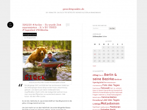 Screenshot des Blogs gesichtspunkte.de