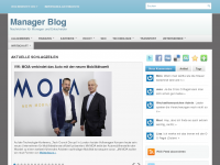 Screenshot des Blogs Manager Blog