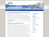 Screenshot des Blogs Werbegeschenke-Blog