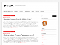 Screenshot des Blogs SEOrama