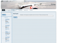 Screenshot des Blogs FSX Blog