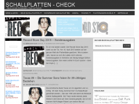 Screenshot des Blogs Schallplattencheck