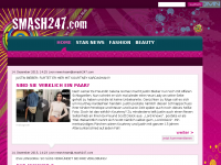 Screenshot des Blogs smash24/7 we make stars real!