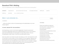 Screenshot des Blogs Basedow1764