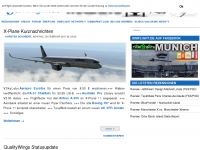 Screenshot des Blogs simFlight.DE