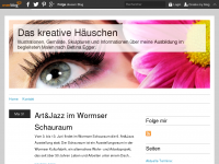 Screenshot des Blogs Das kreative Häuschen
