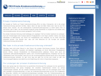 Screenshot des Blogs PKV Private Krankenversicherung