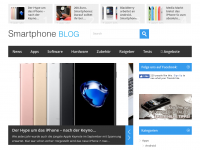 Screenshot des Blogs Smartphone-Blog.de