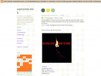 Screenshot des Blogs aspiranten.blog