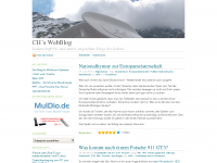 Screenshot des Blogs CH´s WebBlog