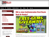 Screenshot des Blogs Spielerwitwen.de