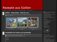 Screenshot des Blogs Rezepte aus Sizilien