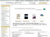 Screenshot des Blogs www.beteiligungsfinder.de