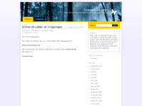 Screenshot des Blogs Sonne ist Leben