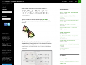 Screenshot des Blogs OSX Freeware – Kostenlose Mac-Software