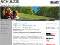 Screenshot des Blogs Versicherungsmakler Dipl. Kfm. Matthias Schulz