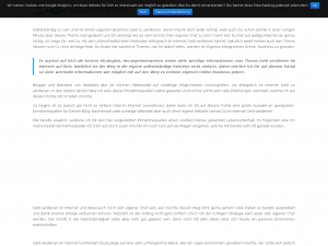Screenshot des Blogs Geldtipp Internet – Preishits des Tages, Händleradressen Großhandel, Einzelhandel, Sonderposten,