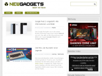 Screenshot des Blogs NewGadgets.de