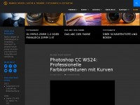 Screenshot des Blogs Kreativ fotografieren und gestalten