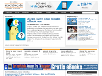 Screenshot des Blogs ebookblog.de – der Webblog zu eBooks (elektronische Bücher)