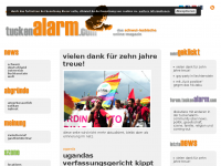 Screenshot des Blogs tuckenalarm