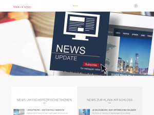 Screenshot des Blogs Moderner Zahnersatz mit Implantaten