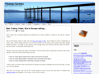 Screenshot des Blogs Thomas Gericke