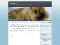 Screenshot des Blogs Hasenbau