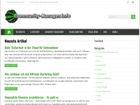 Screenshot des Blogs Community-Manager.info