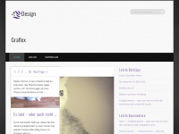 Screenshot des Blogs Design Grafixx