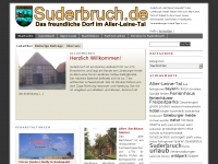 Screenshot des Blogs Suderbruch.de