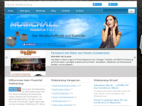 Screenshot des Blogs MusicHALL Musikerwebkatalog