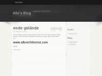 Screenshot des Blogs albis blog